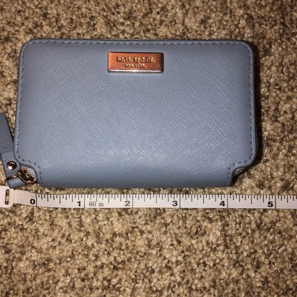 Kate Spade Light Blue Card Wallet - Picture 6 of 6